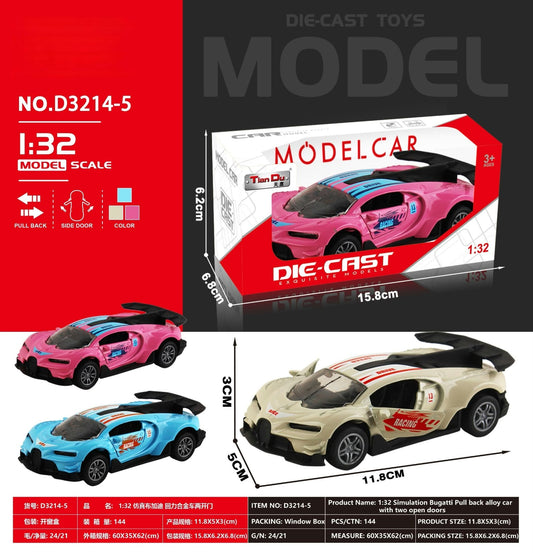 1:32 scale Tian Du die-cast metal alloy model car