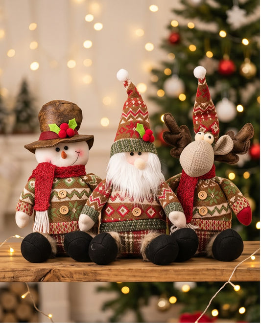 festive holiday plush