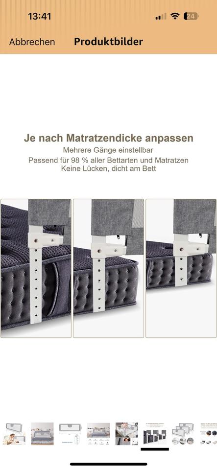 150 cm Bed Rail Protection