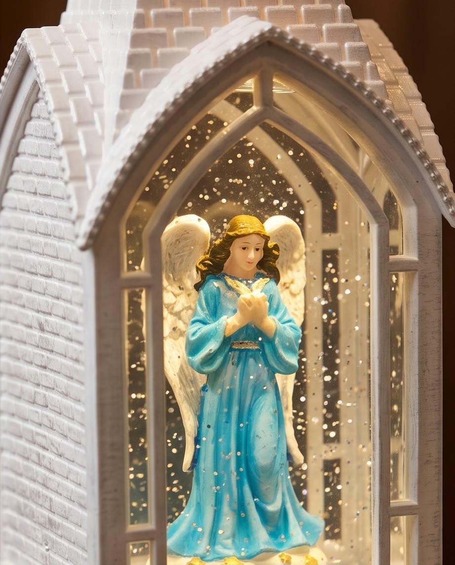 Christmas Snow Globe Lantern