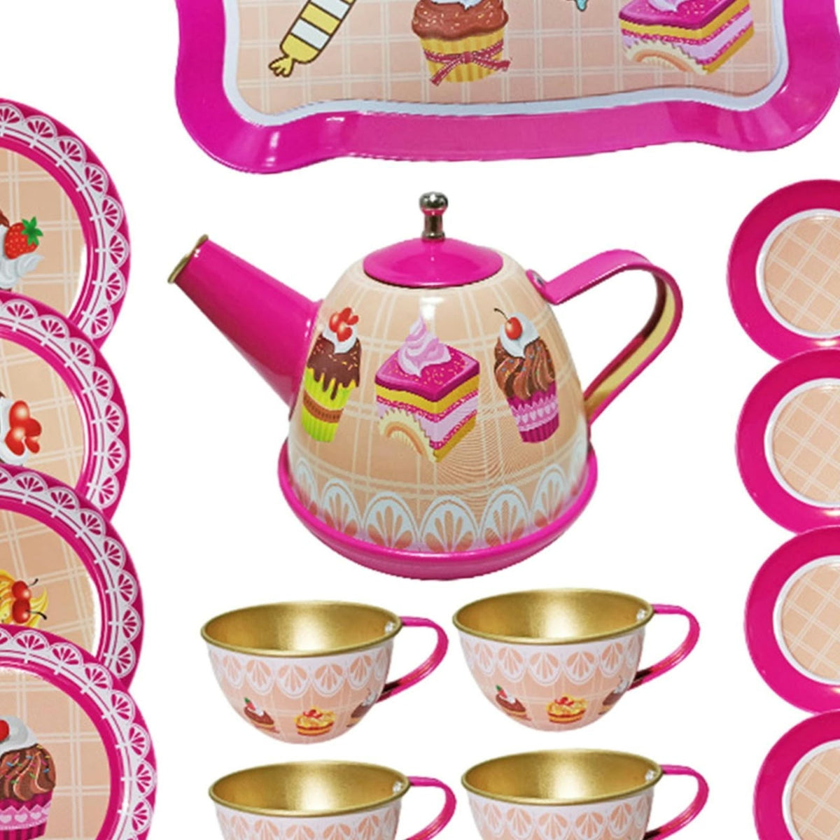 afternoon tea and dessert pretend-play set