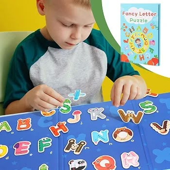 Fancy Letter Puzzle or Magnetic items Puzzle Book