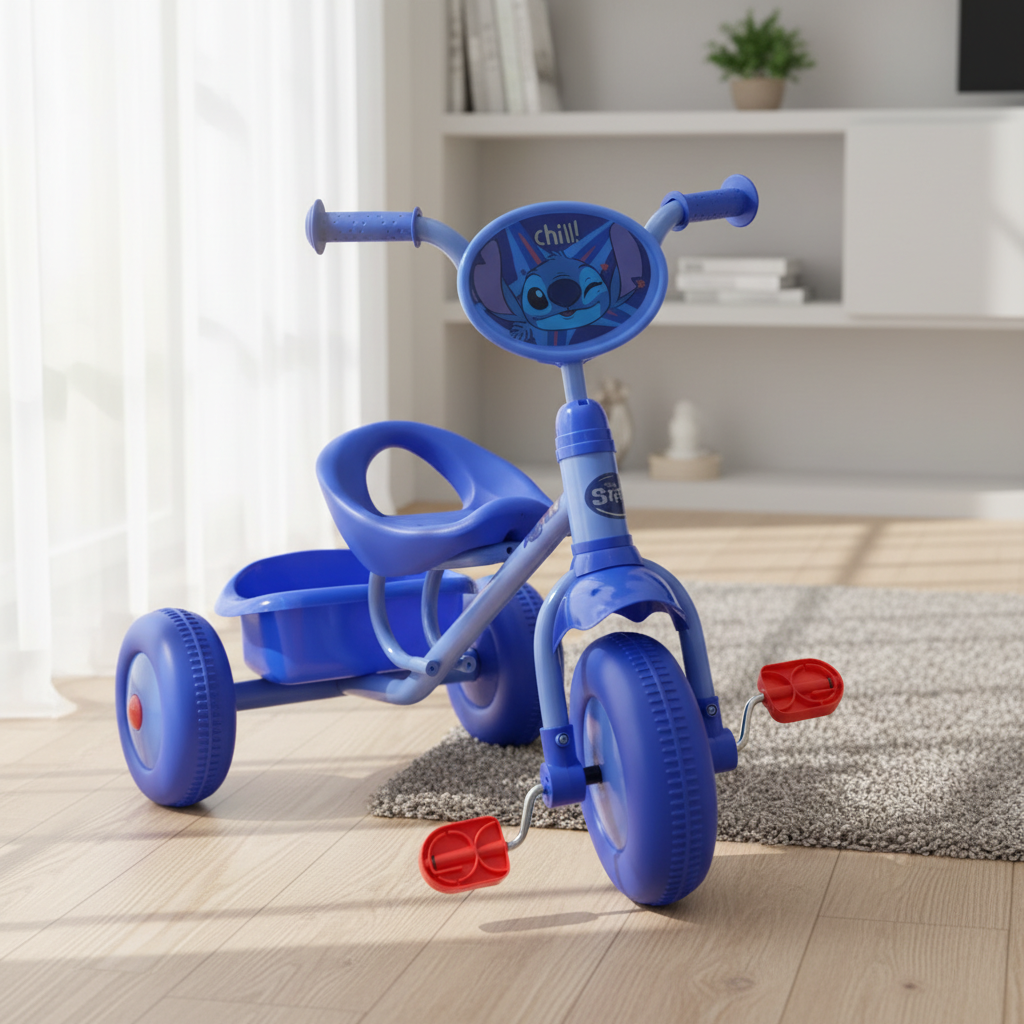 Toddlers bike cartoon