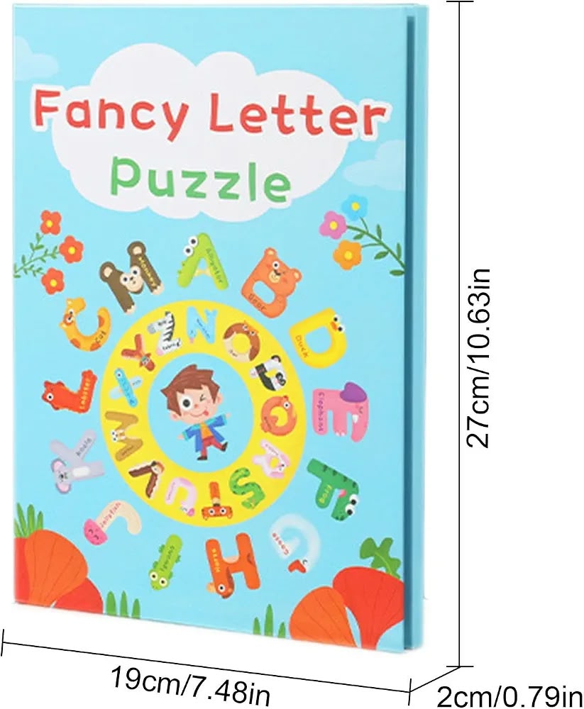 Fancy Letter Puzzle or Magnetic items Puzzle Book