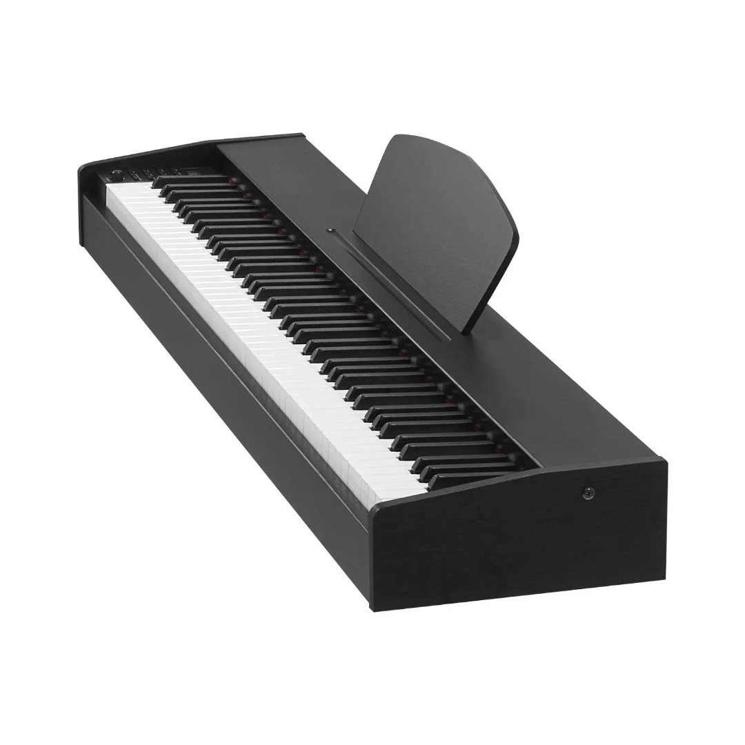 Electronic piano keyboard featured graphic