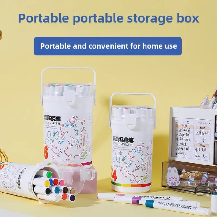 Coloring box acrylic