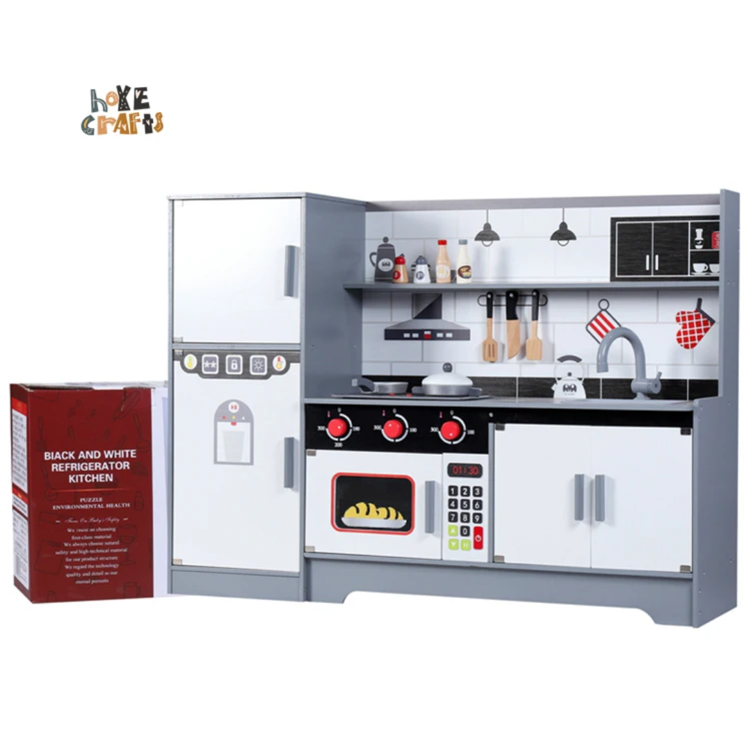 Silver  wooden kitchen
