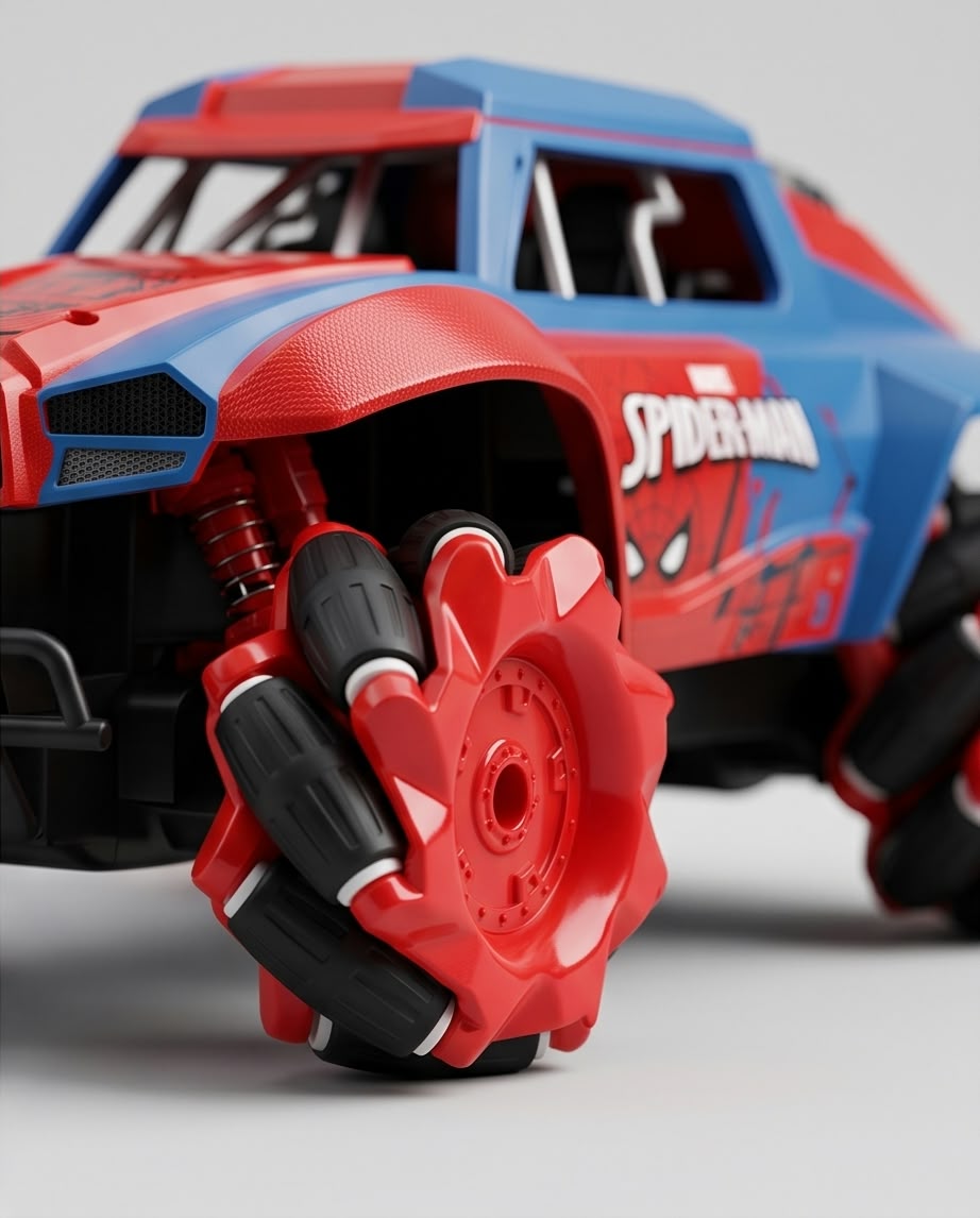 Spider-Man RC (Remote Control) 4x4 Stunt Car