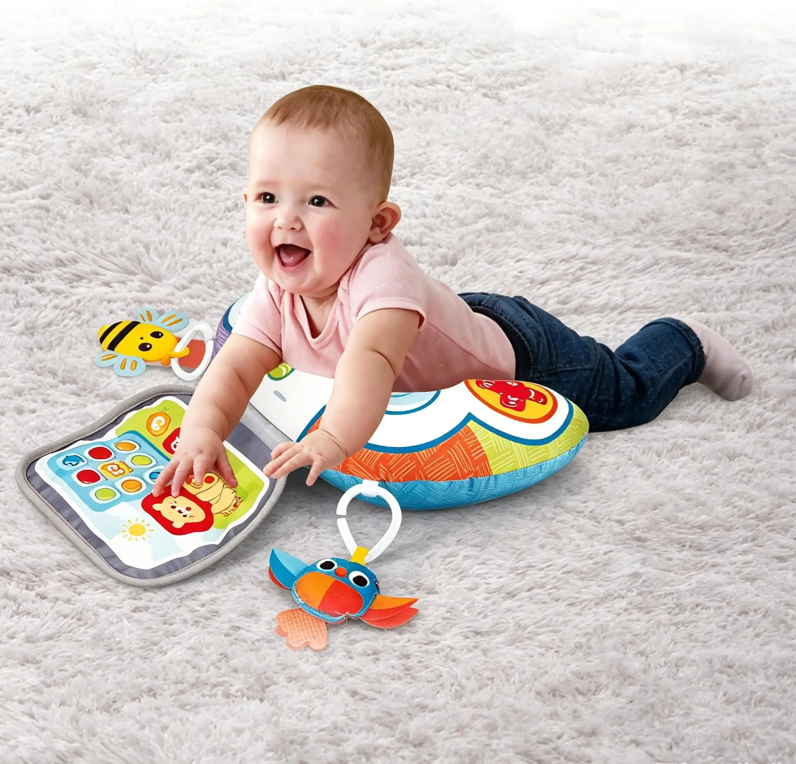 Baby rummy time pillow