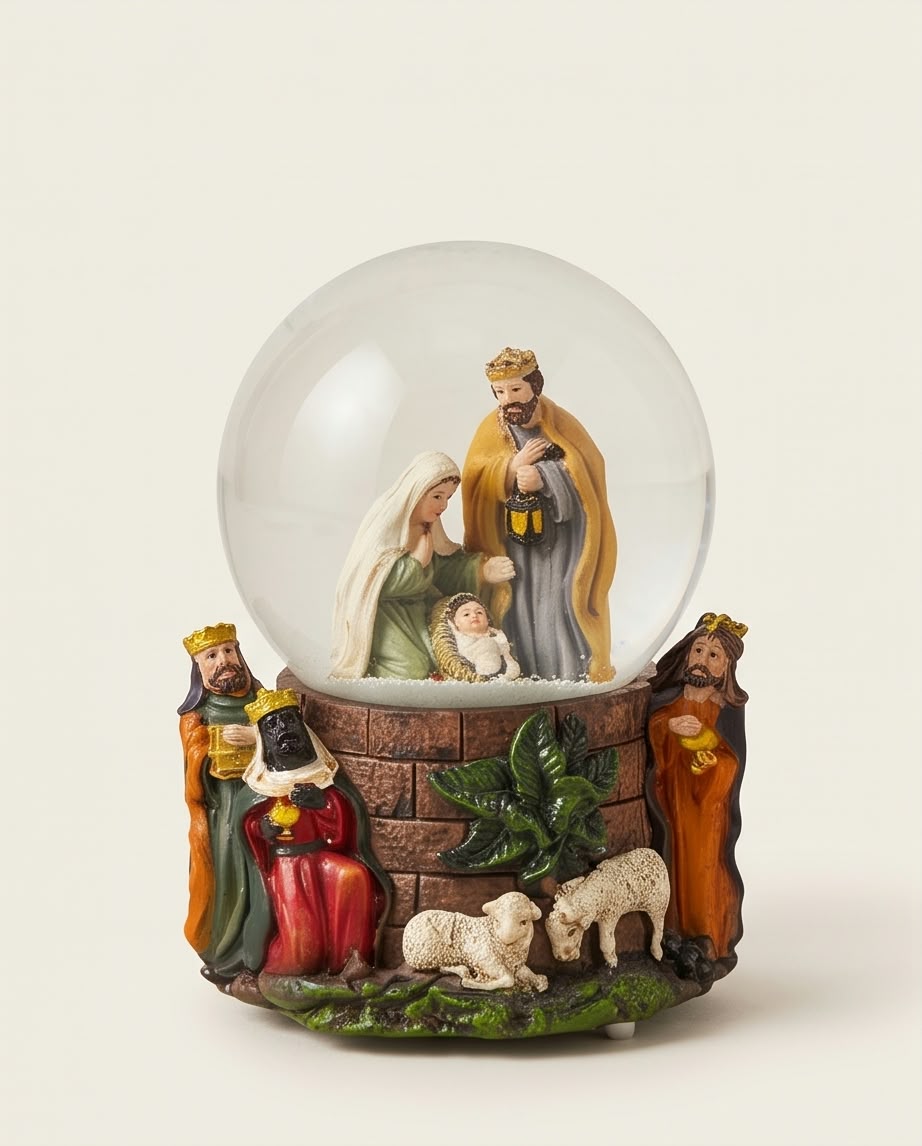 Nativity Scene Snow Globe