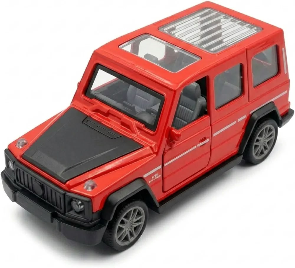 metal toy model of a Mercedes-Benz G-Class (G-Wagon) SUV