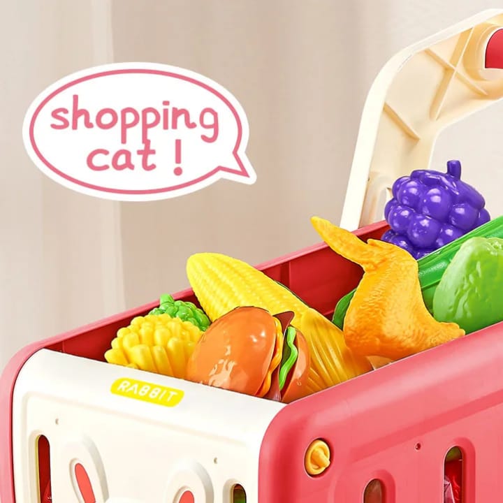 shopping cart toy set