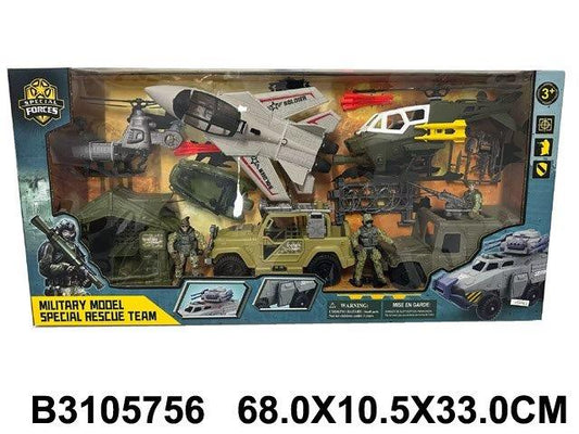 Military Model Special Rescue Team playset