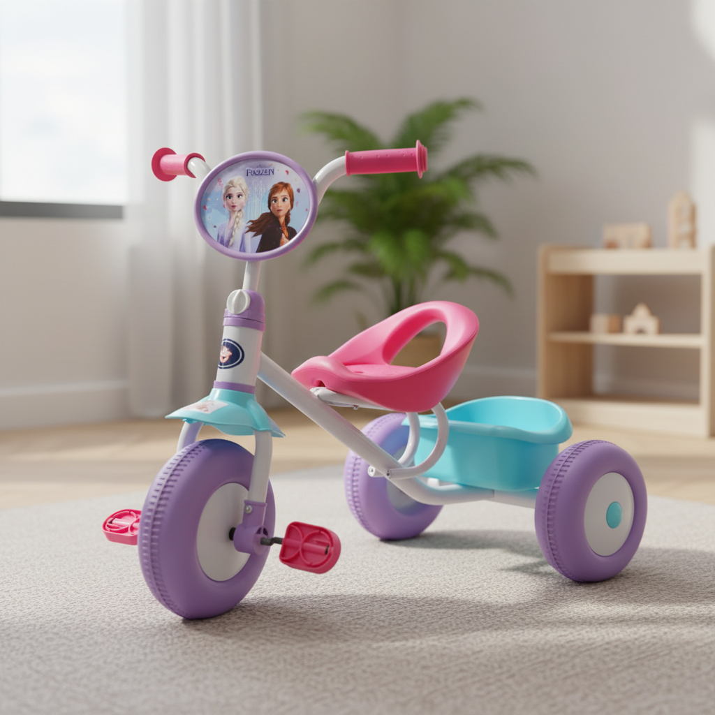 Toddlers bike cartoon