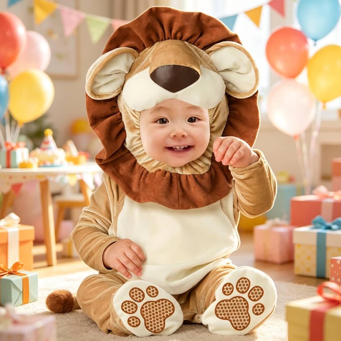 InCharacter Lovable Lion Infant Costume
