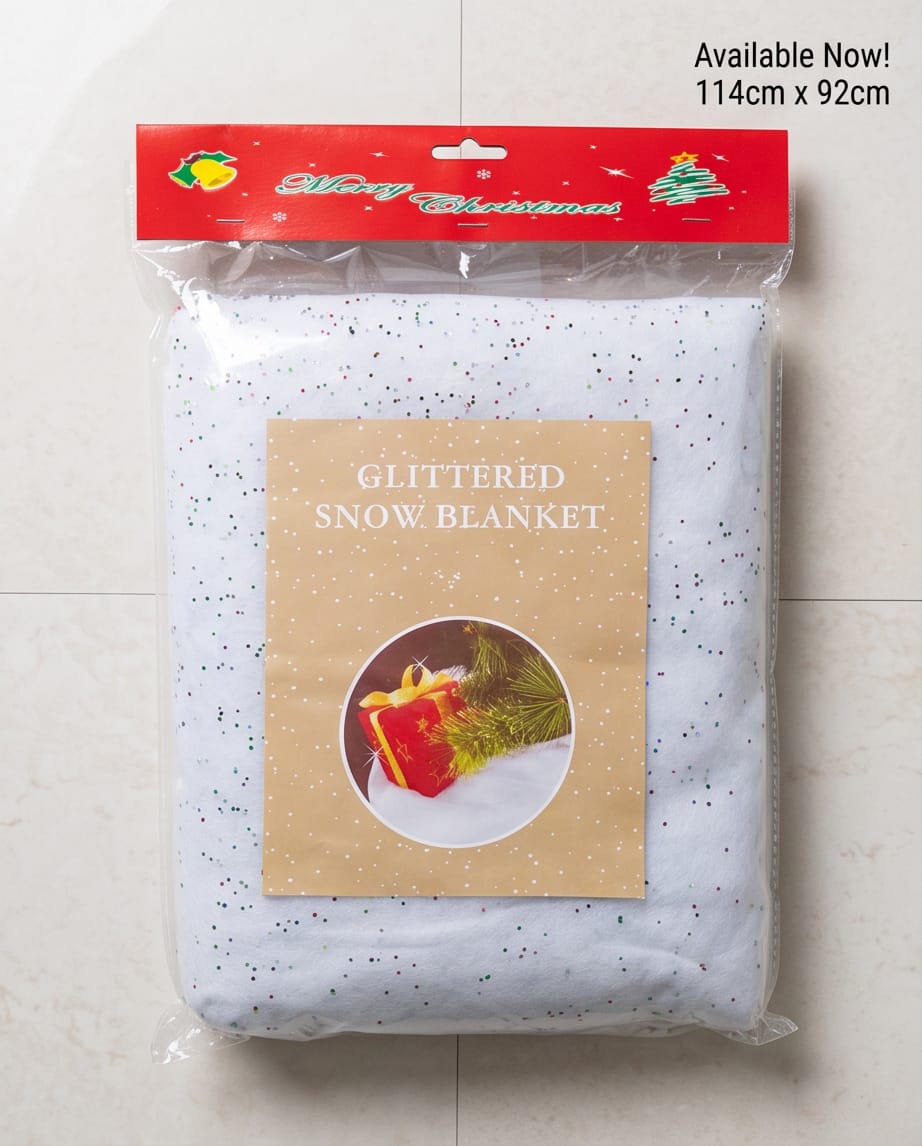 Glittered Snow Blanket