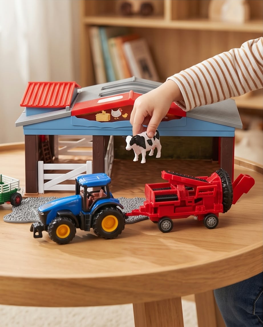 Farm Animal & Farm Truck Playset